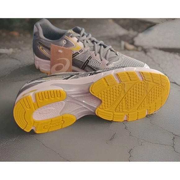 ASICS GEL-DS TRAINER 14 Mesh Running Shoes White Tai-Chi Yellow US 10.5 Men
